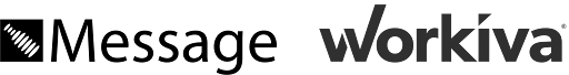 Loghi Message e Workiva