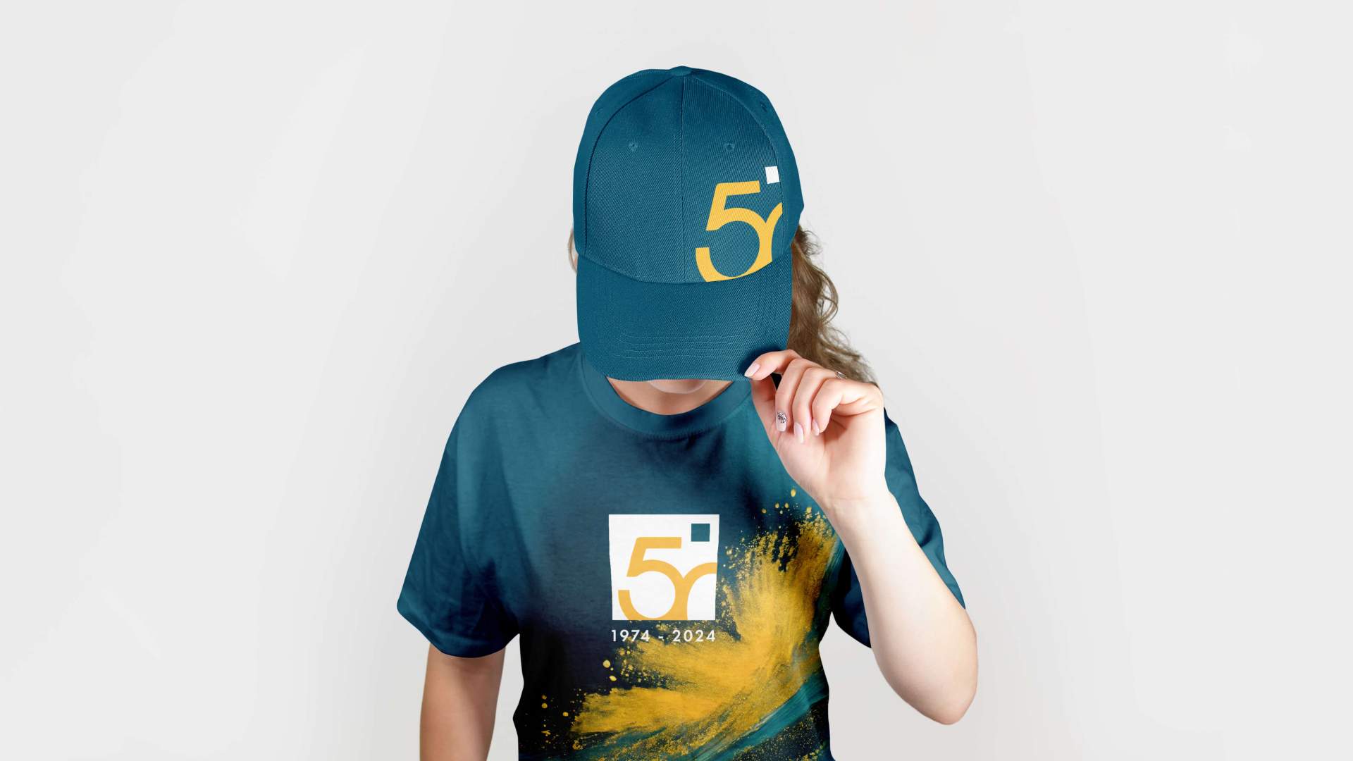 Mockup advertising celebrativo