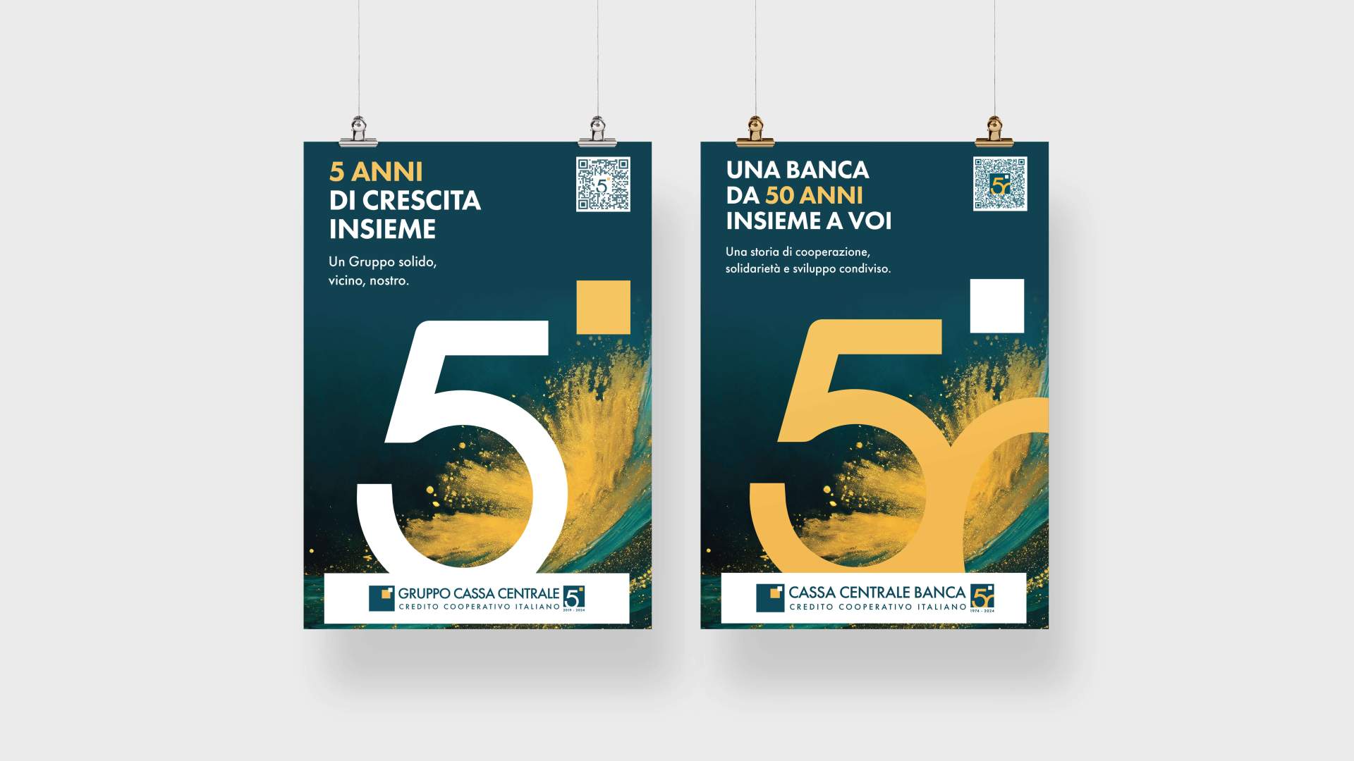 Poster materiale di comunicazione anniversario